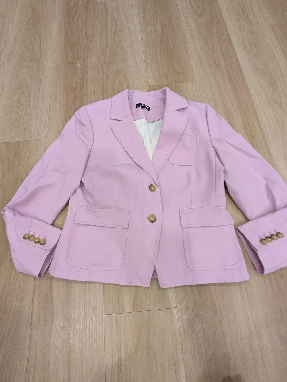 J Crew Purple Blazer Ora Italian Design Size 8